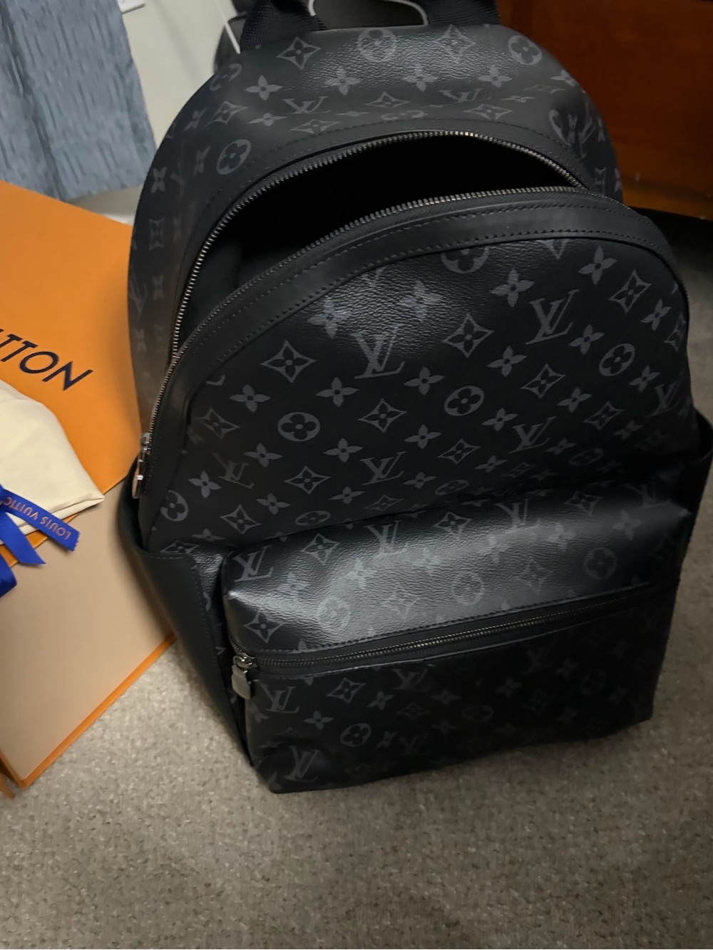 Louis Vuitton Monogram Eclipse Black Backpack